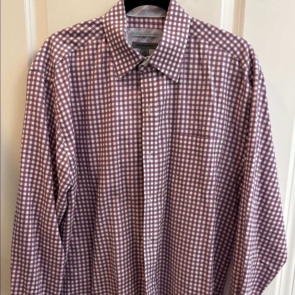 Men's Purple Checkered Shirt